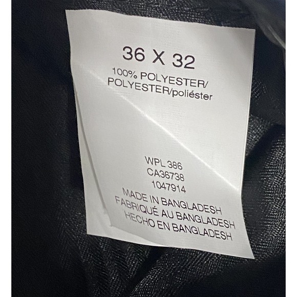 Haggar Men's 36X32 Dress Pant Slim Fit Straight Leg Dark Blue Flex Waistband NEW - Picture 11 of 13